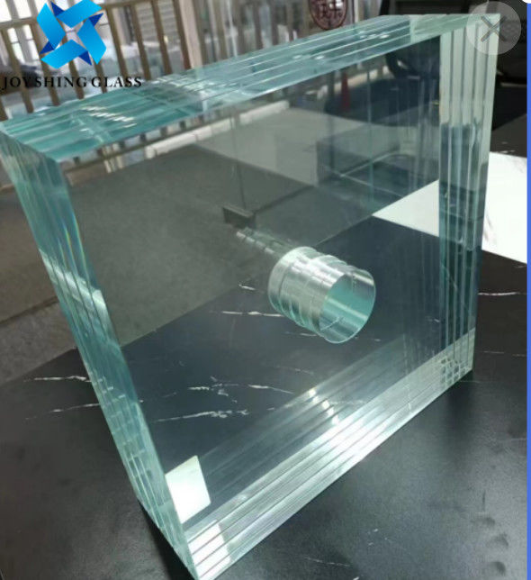 CE लो आयरन ट्रिपल लैमिनेटेड ग्लास 55.2mm 66.2mm टेम्पर्ड लैमिनेटेड ग्लास प्राइस