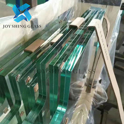 ध्वनिक लैमिनेटेड सेफ्टी ग्लास 0.38mm-2.28mm PVB कड़ा लैमिनेटेड ग्लास