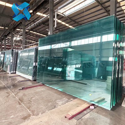 टेम्पर्ड फ्लोट ग्लास की मोटाई 3mm-25mm स्वनिर्धारित अल्ट्रा क्लियर फ्लोट ग्लास