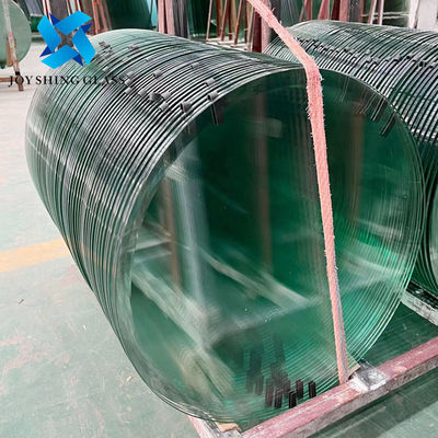 कस्टम 3/8 इंच गोल हरे रंग के कठोर ग्लास 10 मिमी टेम्पर्ड ग्लास