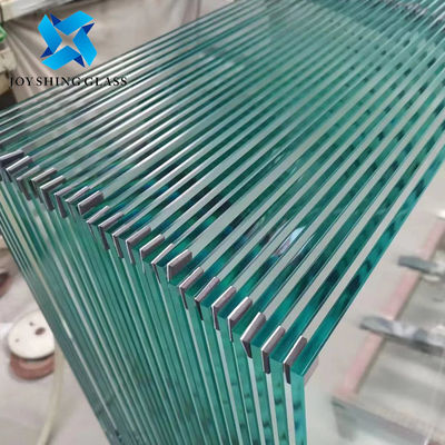 बाल्कनी बाड़ के लिए अविभाज्य स्पष्ट कठोर ग्लास 19 मिमी